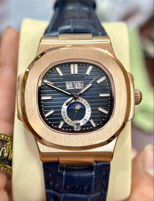 Pate Philippe Nautilus 5726A model Navy Blue with Gold AAA+