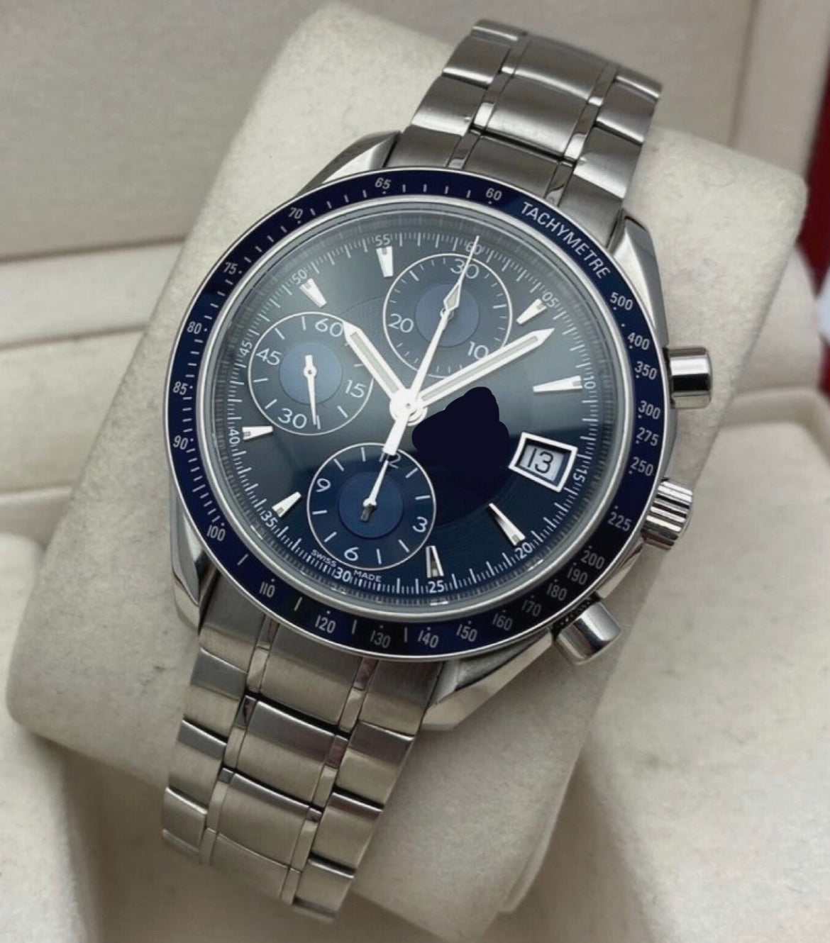 Omega Speedmaste Navy Blue with Silver AAA+