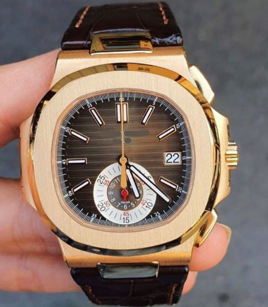 Pate Philippe Nautilus 5726A model Brown with Gold AAA+