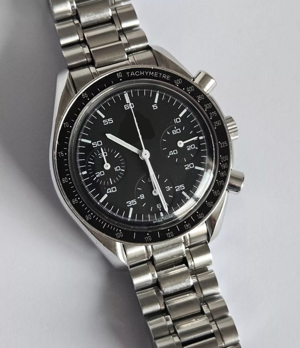 Omega Speedmaste Black with Silver AAA+