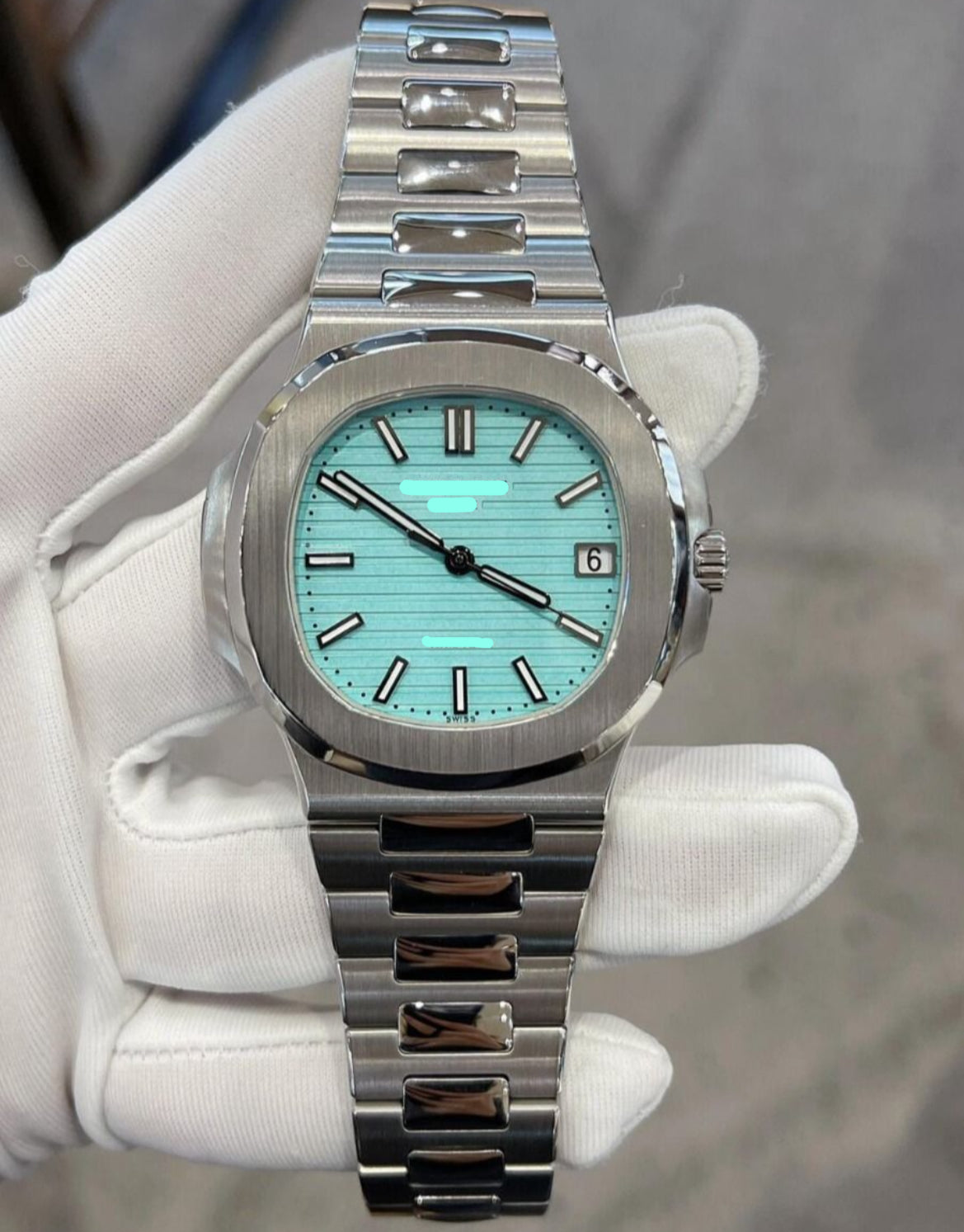 Pate Philippe Nautilus Tiffany Blue AAA+